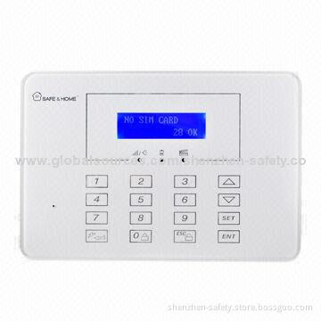 Wireless LCD GSM Alarm Home Security System, PIR Motion Detector, Door Sensor 850/900/1800/1900